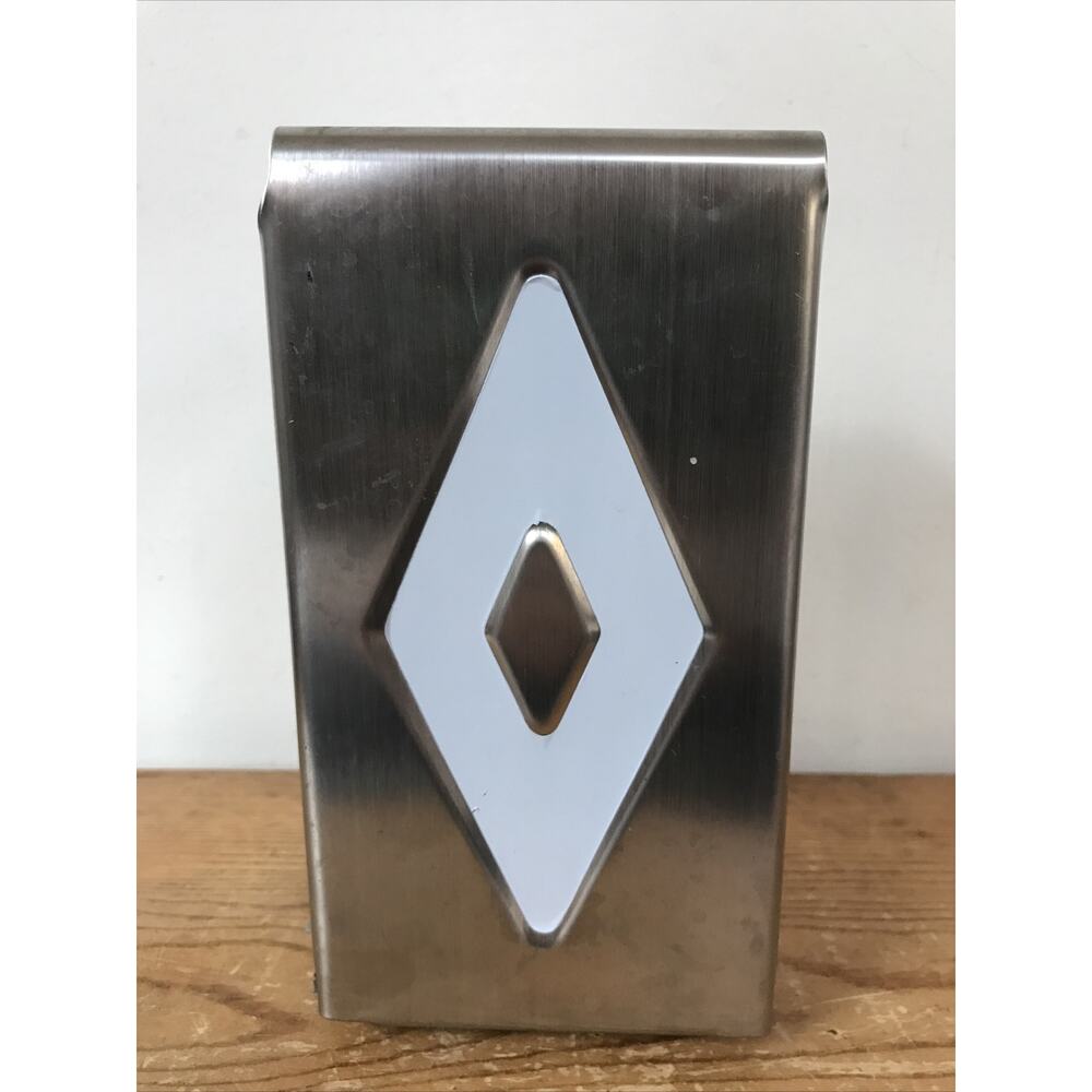 San Jamar H900 Retro Style Shiny Chrome Metal Restaurant Napkin Holder Dispenser
